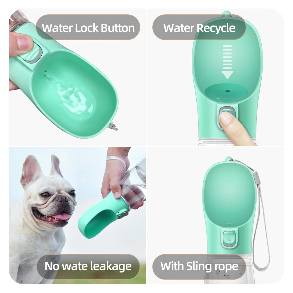 Travel-Friendly Pet Water Bottle