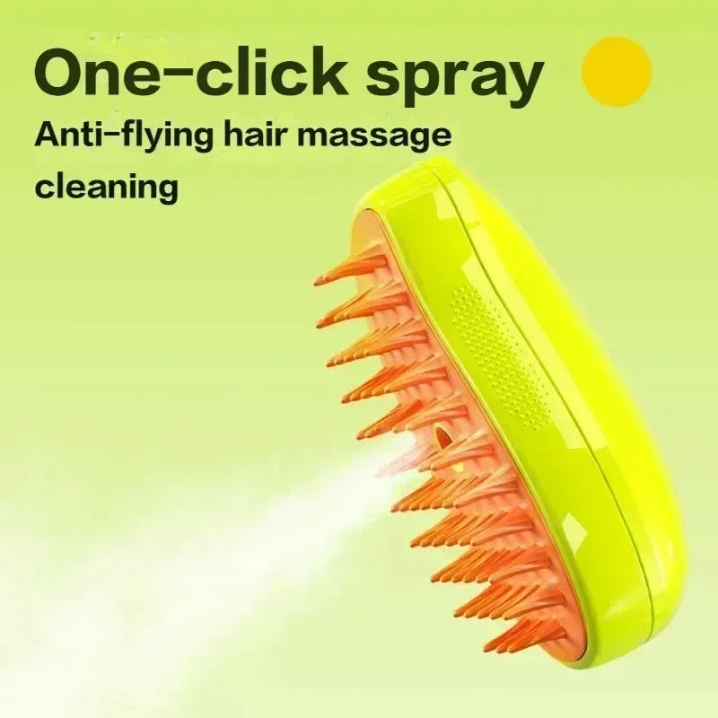 pet steam brush 3-in-1