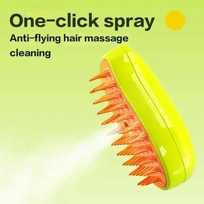 pet steam brush 3-in-1