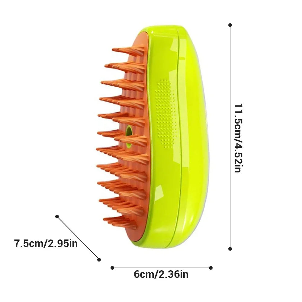 pet steam brush 3-in-1