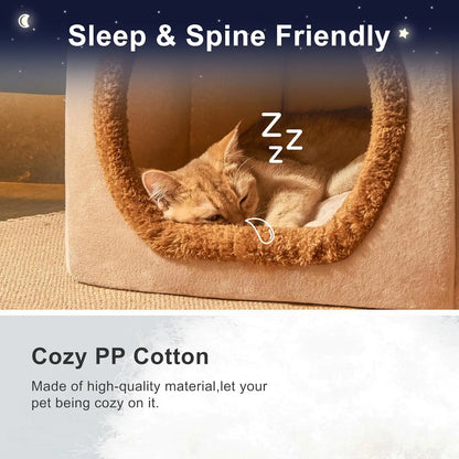 Foldable Pet House Removable Dog Bed Washable Cat House Puppy