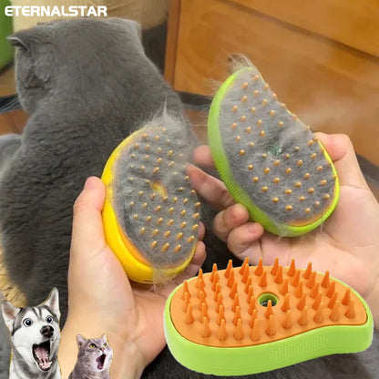 pet steam brush 3-in-1