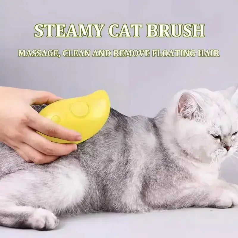 pet steam brush 3-in-1