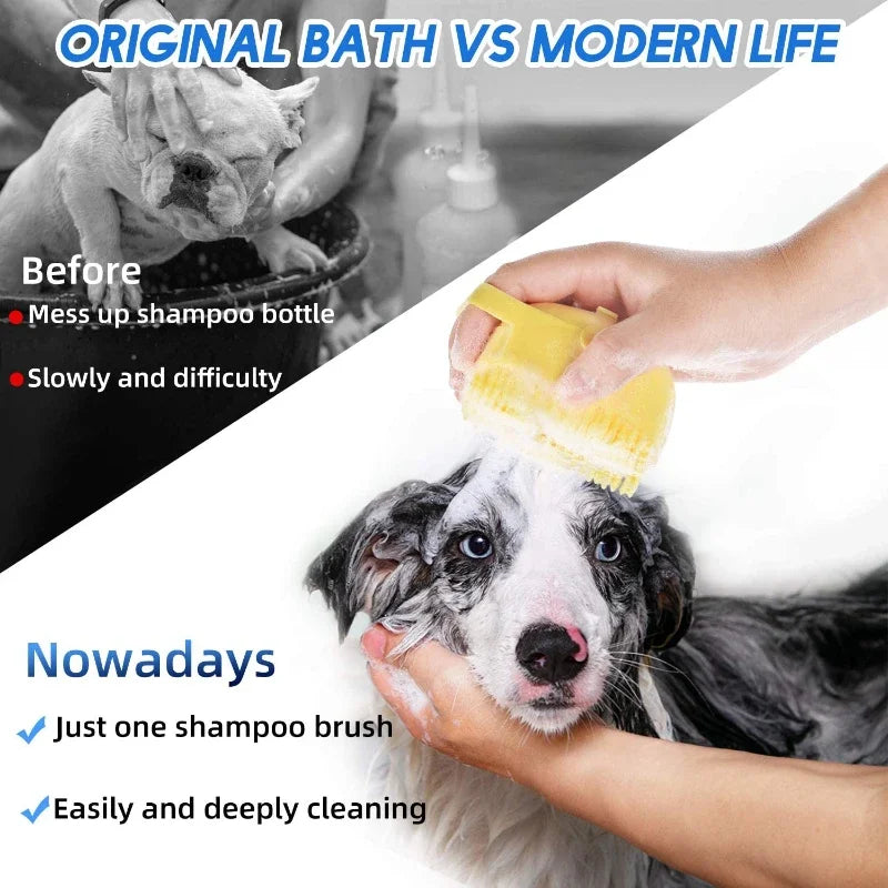 Pet Bathing Massage Brush