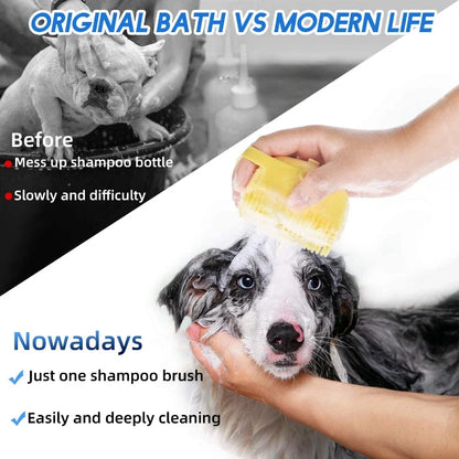 Pet Bathing Massage Brush