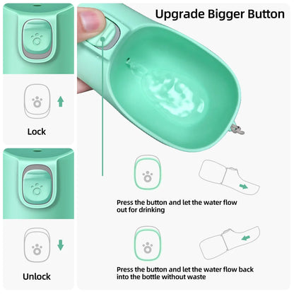 Travel-Friendly Pet Water Bottle