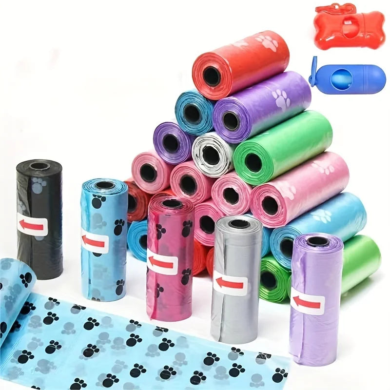 Paw Print Poop Bags